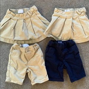 3t Children’s Place uniform shorts/skorts